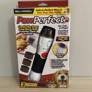 Bell & Howell Paw Perfect pet nail rotating file new condition open box
